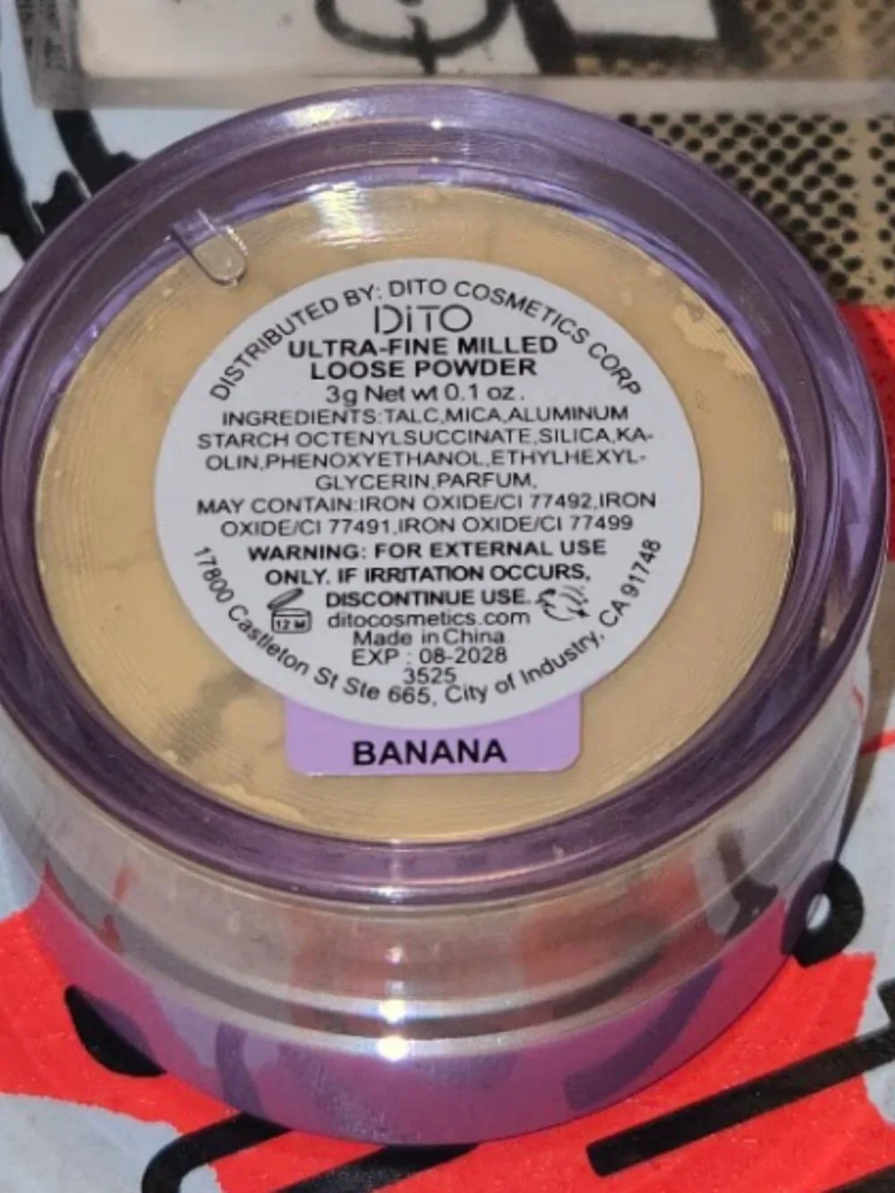 DITO loose setting powder